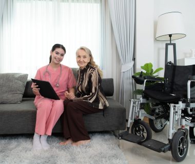 Folding Powered Wheelchair